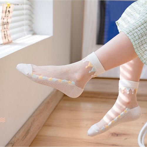 Set 5 tất bé gái siêu mỏng mùa hè Princess