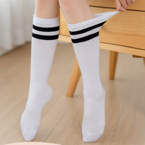 Set 2 tất cổ cao nữ sinh cotton mềm mịn TOE